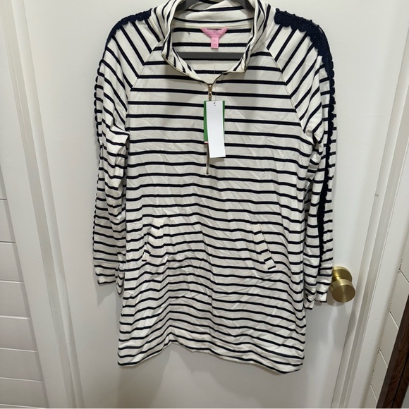 NWT Lilly Pulitzer Striped Long Sleeve Dress - Picture 2 of 7